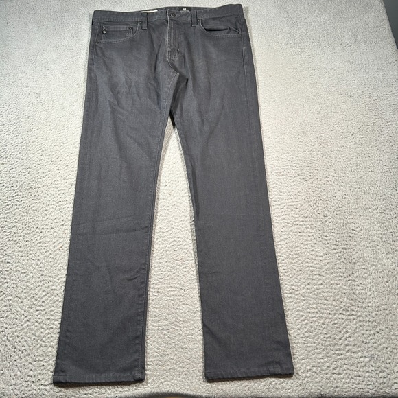 Ag Adriano Goldschmied Other - AG Adriano Goldschmied Jeans Mens 36x32 Black Denim Nomad Modern Slim‎ Straight